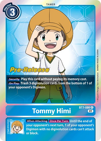 Tommy Himi [BT7-086] [Next Adventure Pre-Release Cards]