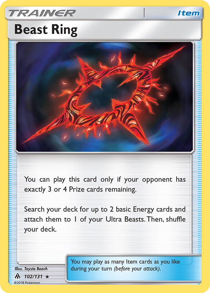 Beast Ring (102/131) [Sun & Moon: Forbidden Light]