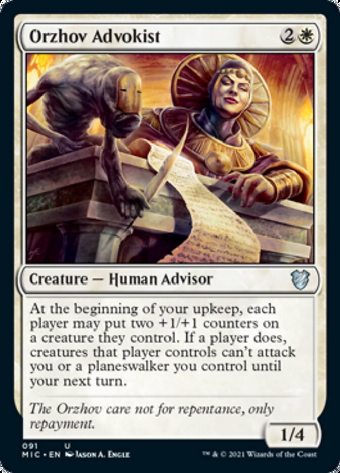 Orzhov Advokist [Innistrad: Midnight Hunt Commander]