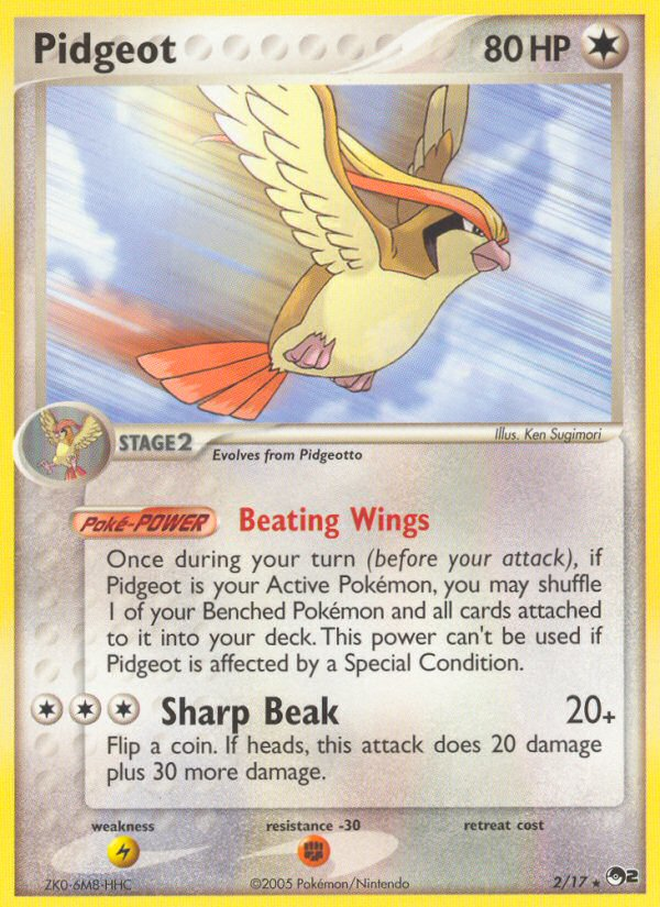 Pidgeot (2/17) [POP Series 2]