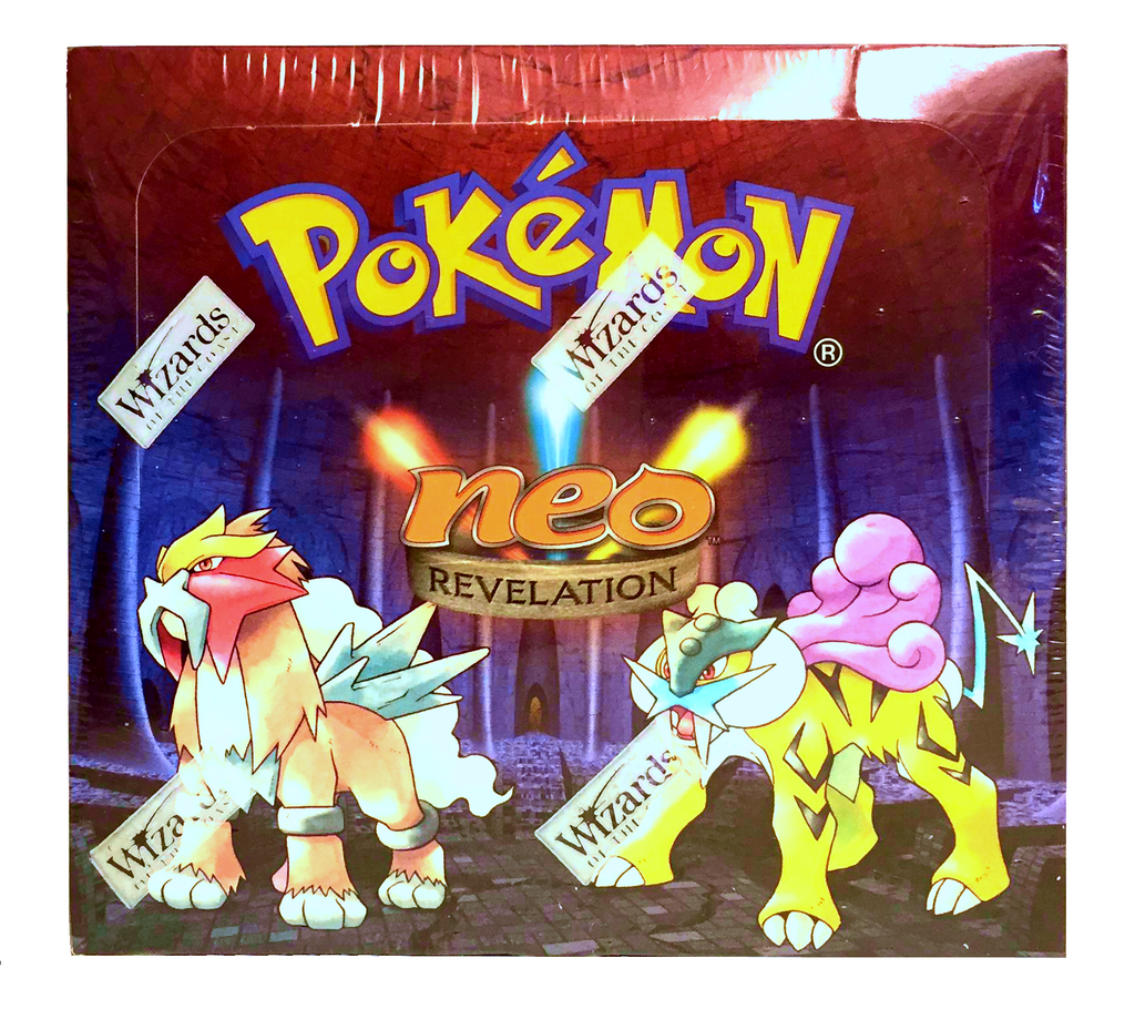 pokemon neo revelation booster box Vintage Empty Pack Collection! Ruby, Power Keeper Neo: Revelation - Booster Box
