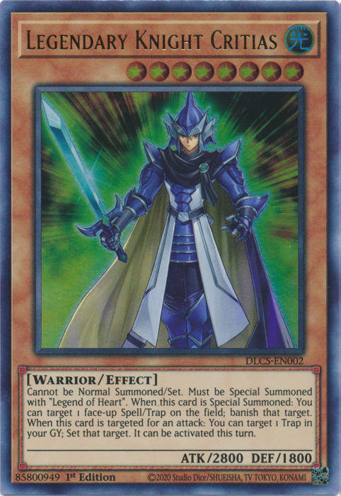 Legendary Knight Critias [DLCS-EN002] Ultra Rare