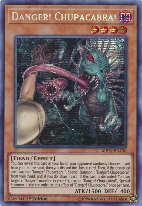 Danger! Chupacabra! [MP19-EN138] Prismatic Secret Rare