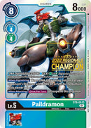 Paildramon [ST9-05] (2022 Championship Offline Regional) (Online Champion) [Starter Deck: Ultimate Ancient Dragon Promos]