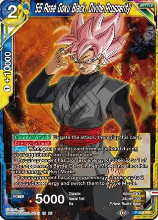 SS Rose Goku Black, Divine Prosperity (P-206) [Mythic Booster]