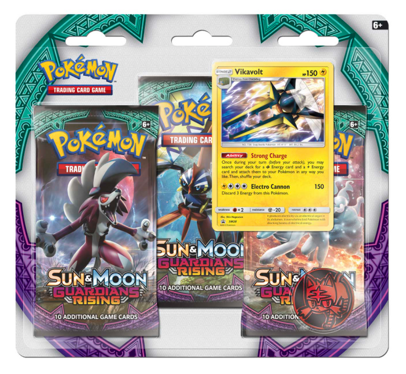 Sun & Moon: Guardians Rising - 3-Pack Blister (Vikavolt)