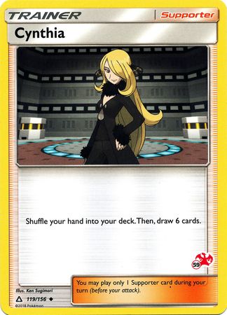 Cynthia (119/156) (Charizard Stamp