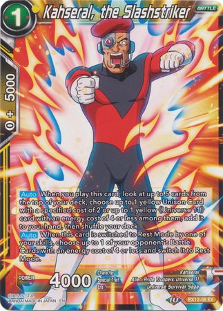 Kahseral, the Slashstriker (EX12-06) [Universe 11 Unison]