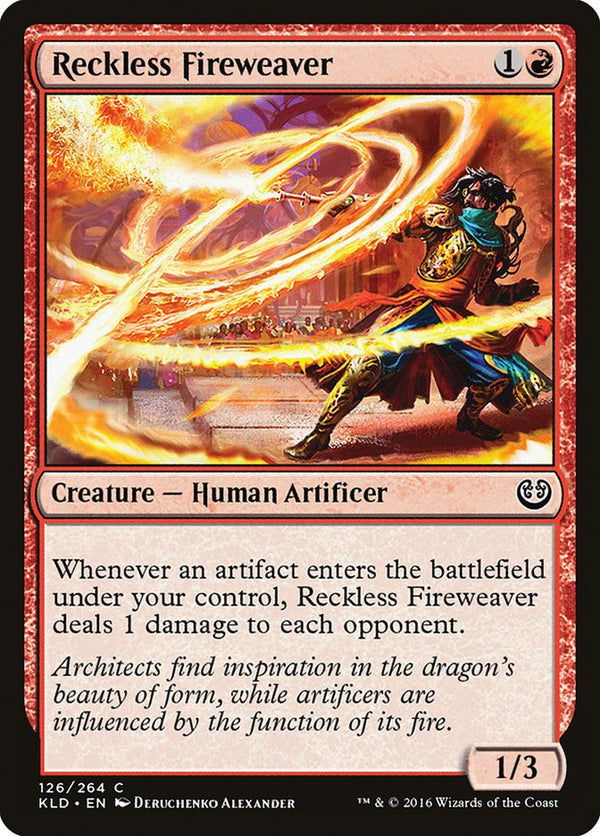 Reckless Fireweaver [Kaladesh]