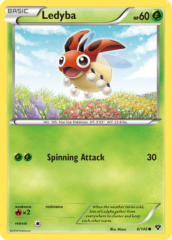 Ledyba (6/146) [XY: Base Set]