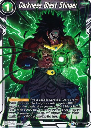 Darkness Blast Stinger (BT11-150) [Vermilion Bloodline 2nd Edition]