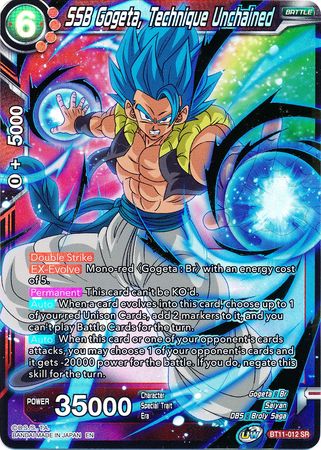 SSB Gogeta, Technique Unchained (BT11-012) [Vermilion Bloodline]