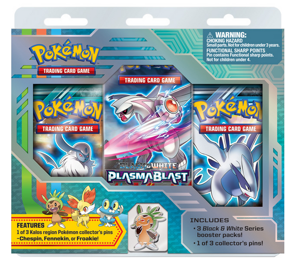 Collector’s Pin 3-Pack Blister (Chespin)