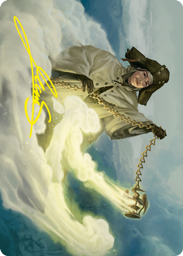 Traveling Minister Art Card (Gold-Stamped Signature) [Innistrad: Crimson Vow Art Series]