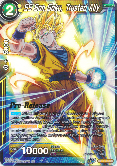 SS Son Goku, Trusted Ally (BT13-095) [Supreme Rivalry Prerelease Promos]