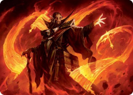 Plargg, Dean of Chaos Art Card [Strixhaven: School of Mages Art Series]