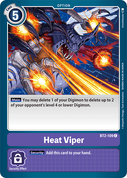 Heat Viper [BT2-109] [Release Special Booster Ver.1.0]