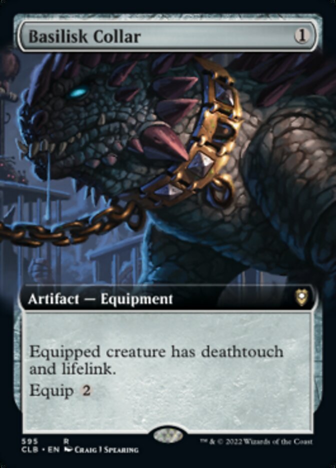 Basilisk Collar (Extended Art) [Commander Legends: Battle for Baldur's Gate]