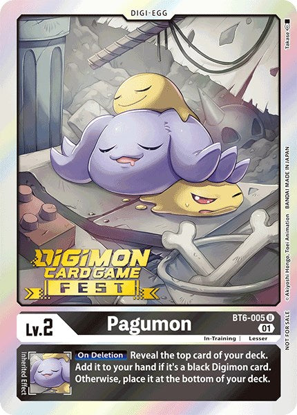 Pagumon [BT6-005] (Digimon Card Game Fest 2022) [Double Diamond Promos]