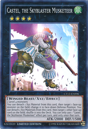 Castel, the Skyblaster Musketeer [CT12-EN006] Super Rare