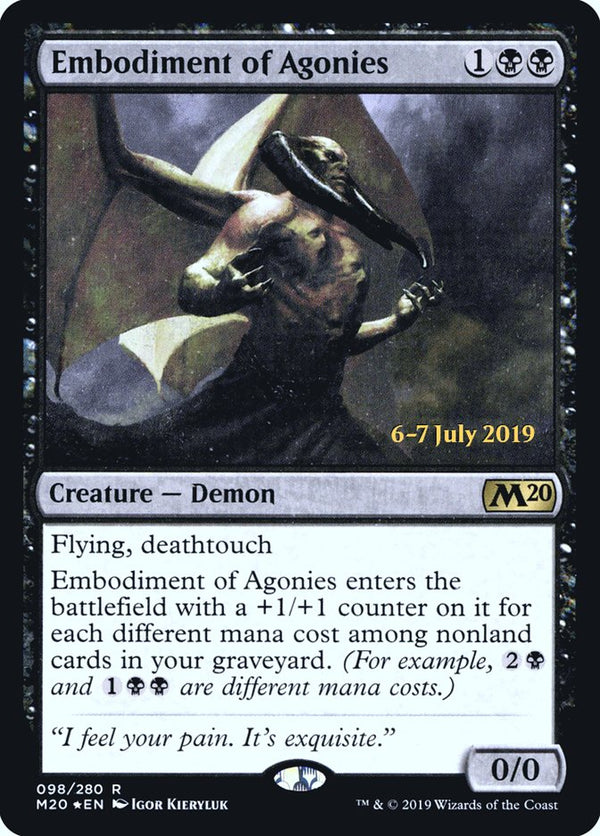 Embodiment of Agonies [Core Set 2020 Prerelease Promos]