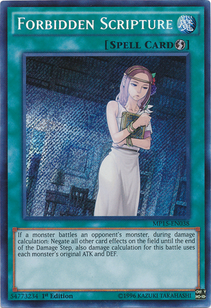 Forbidden Scripture [MP15-EN038] Secret Rare