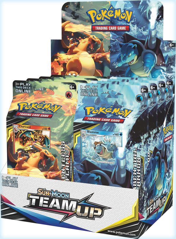 Sun & Moon: Team Up - Theme Deck Display