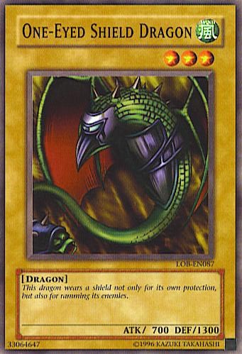 One-Eyed Shield Dragon [LOB-EN087] Common