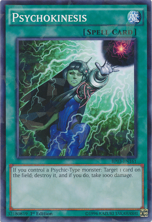 Psychokinesis [BP03-EN161] Shatterfoil Rare