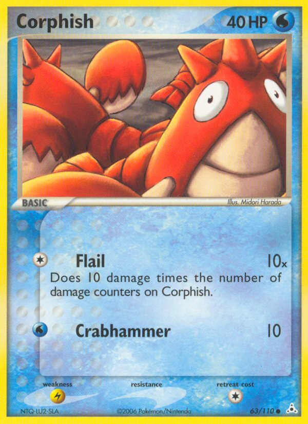 Corphish (63/110) [EX: Holon Phantoms]