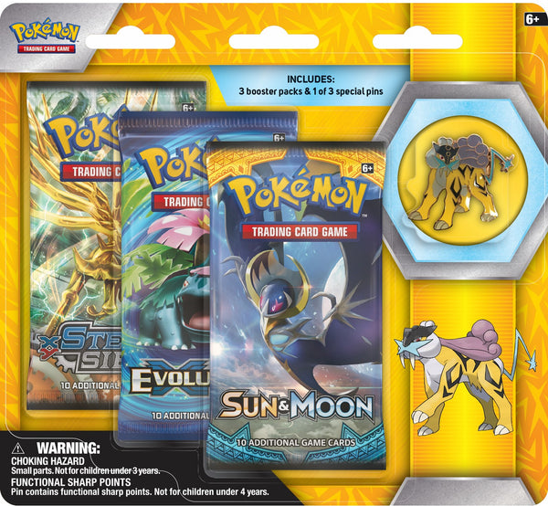 Collector’s Pin 3-Pack Blister (Raikou)