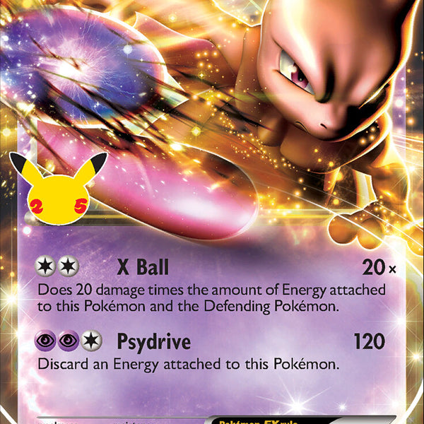 M250901★ミュウツー EX 25th ANNIVERSARY Mewtwo EX - s8a-P: Promo Card Pack 25th Anniversary Edition