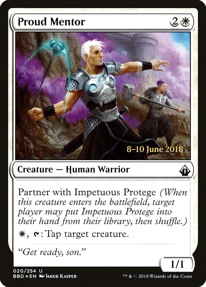 Proud Mentor [Battlebond Prerelease Promos]