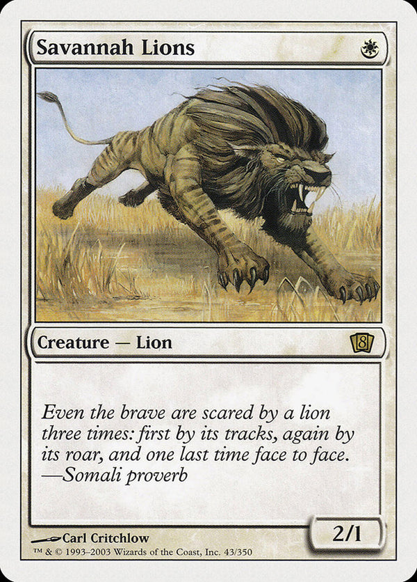 Savannah Lions [Eighth Edition]