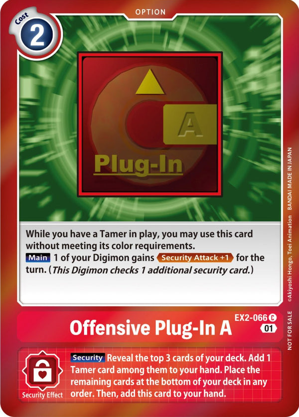 Offensive Plug-In A [EX2-066] (Event Pack 4) [Digital Hazard Promos]