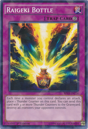 Raigeki Bottle [BP03-EN224] Shatterfoil Rare