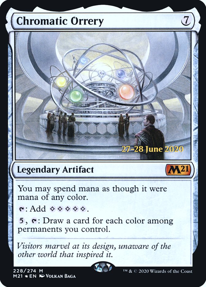 Chromatic Orrery [Core Set 2021 Prerelease Promos]