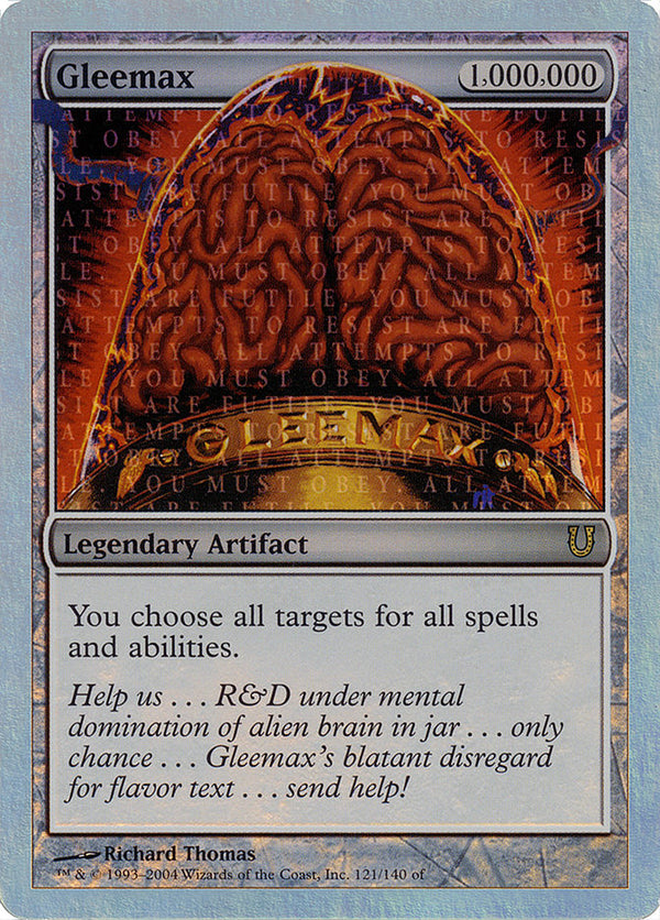 Gleemax (Alternate Foil) [Unhinged]