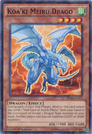 Koa'ki Meiru Drago [BP03-EN057] Shatterfoil Rare