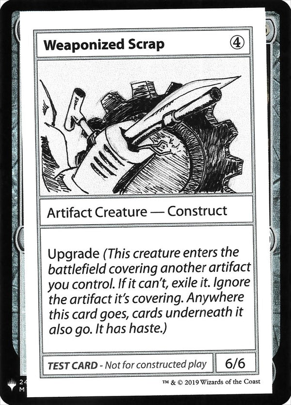 Weaponized Scrap [Mystery Booster Playtest Cards]