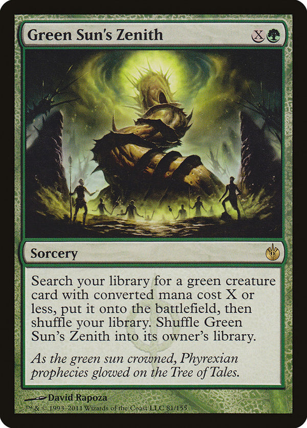 Green Sun's Zenith [Mirrodin Besieged]