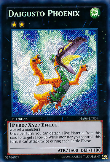 Daigusto Phoenix [HA06-EN054] Secret Rare