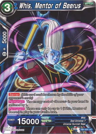 Whis, Mentor of Beerus (TB1-031) [The Tournament of Power]