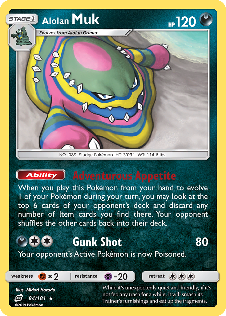 Alolan Muk (84/181) [Sun & Moon: Team Up]