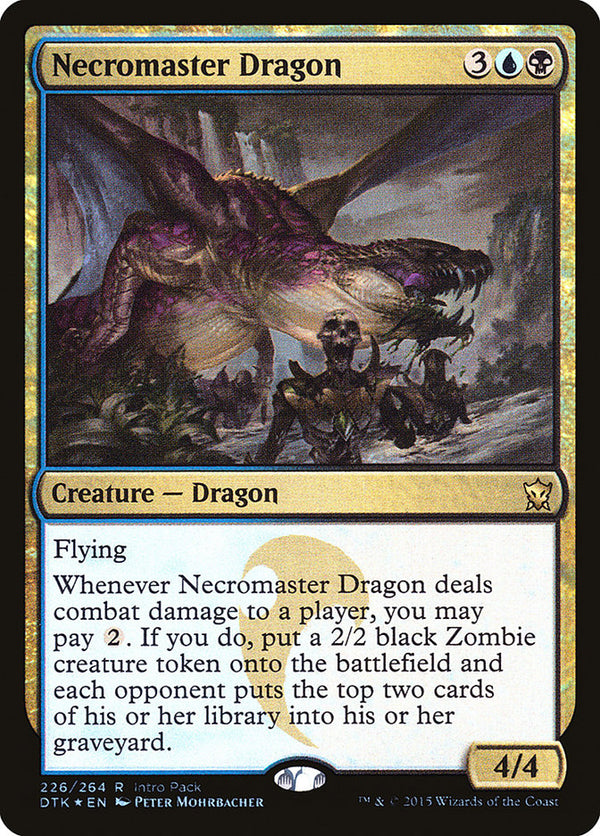 Necromaster Dragon (Intro Pack) [Dragons of Tarkir Promos]