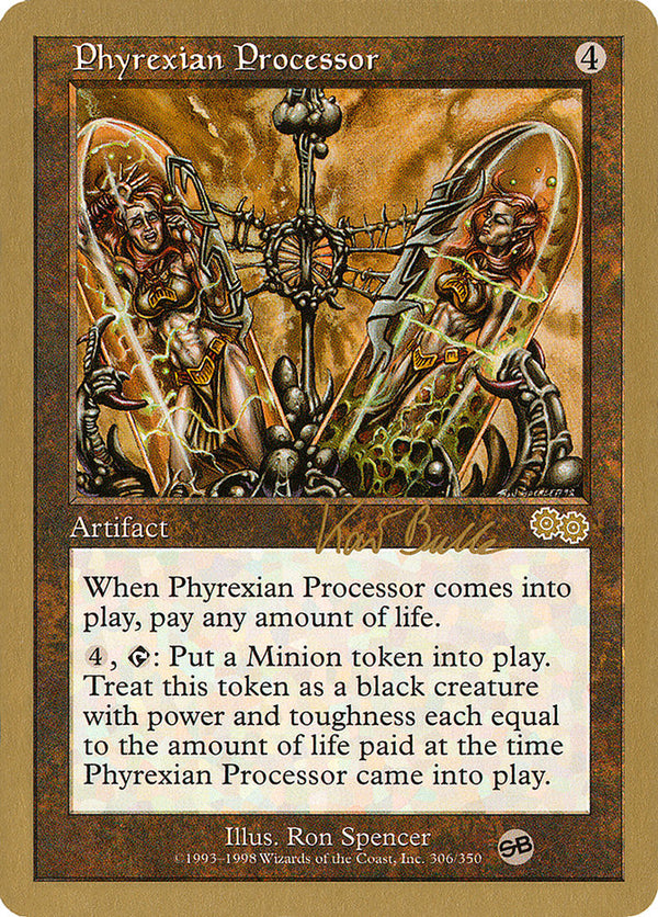 Phyrexian Processor (Kai Budde) (SB) [World Championship Decks 1999]