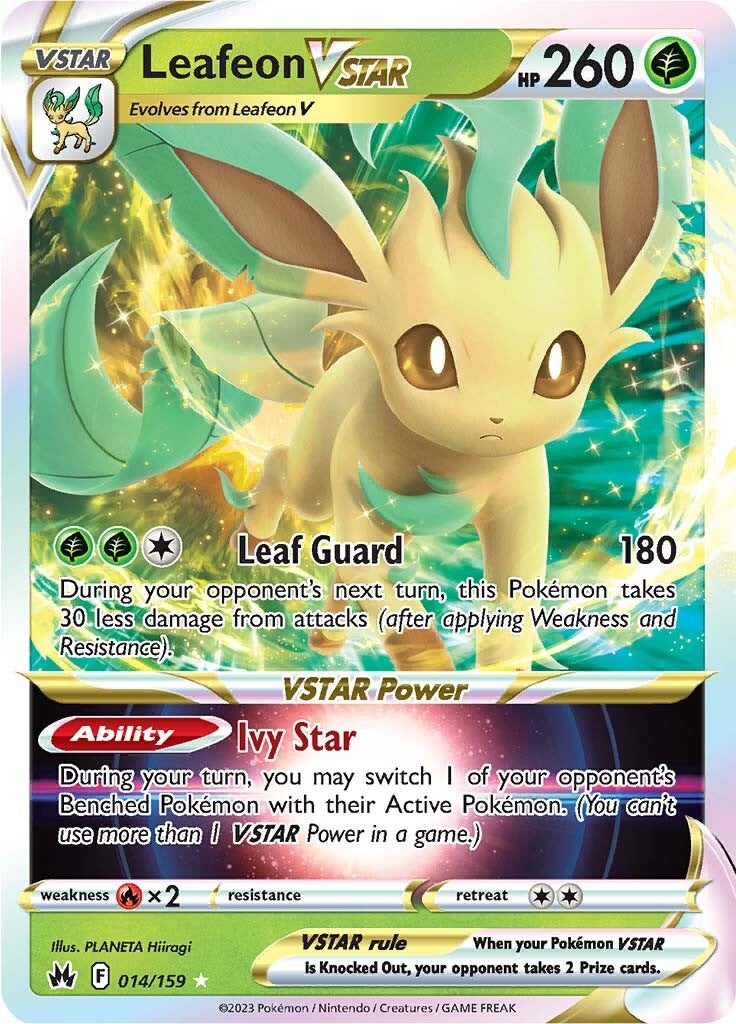 Leafeon VSTAR (014/159) [Sword & Shield: Crown Zenith]