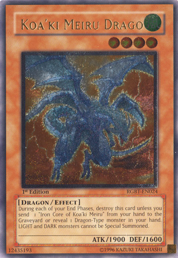 Koa'ki Meiru Drago [RGBT-EN024] Ultimate Rare