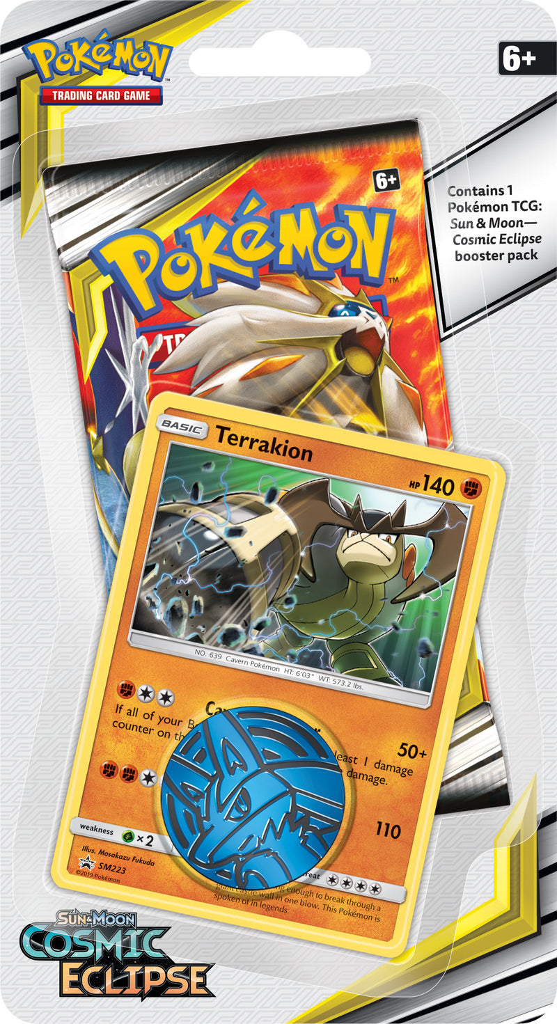 Sun & Moon: Cosmic Eclipse - Checklane Blister (Terrakion)