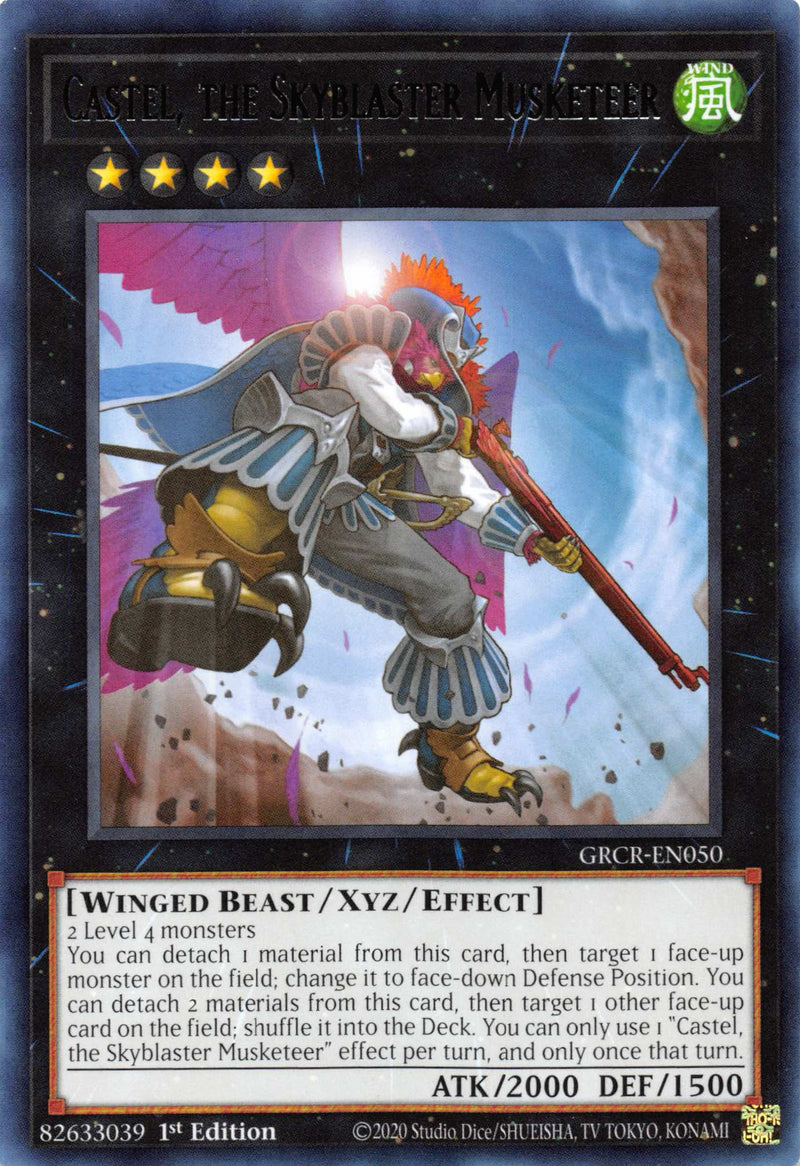 Castel, the Skyblaster Musketeer [GRCR-EN050] Rare